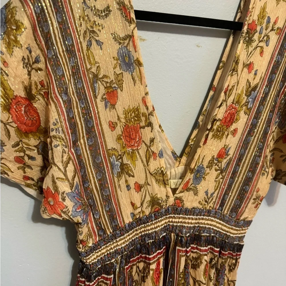 Mes Demoiselles Maxi Dress with V-Neck - Picture 2 of 4